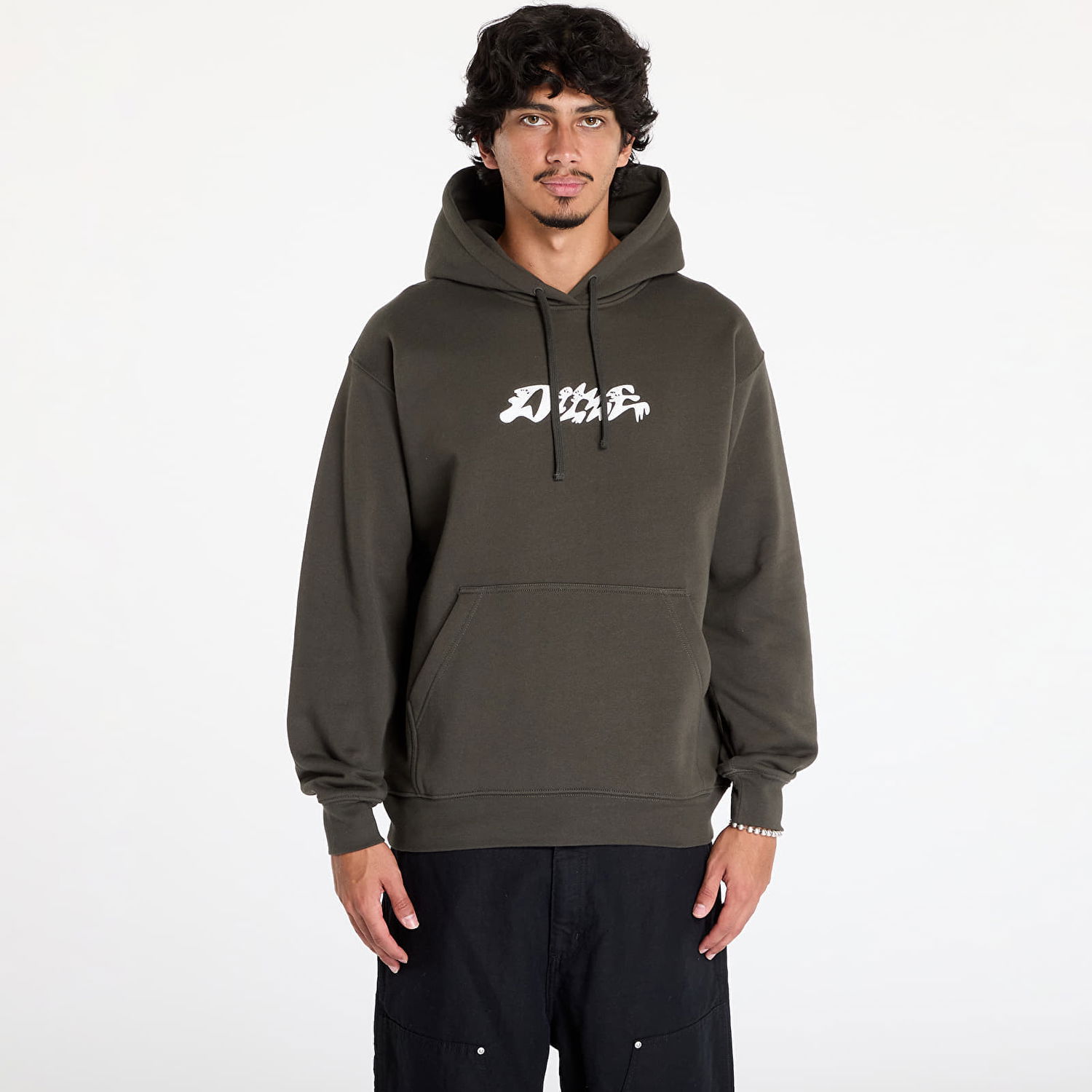 Mikina Dime Happy Hoodie UNISEX Vintage Black S Čierna | DIMEFA2420BLK, 0