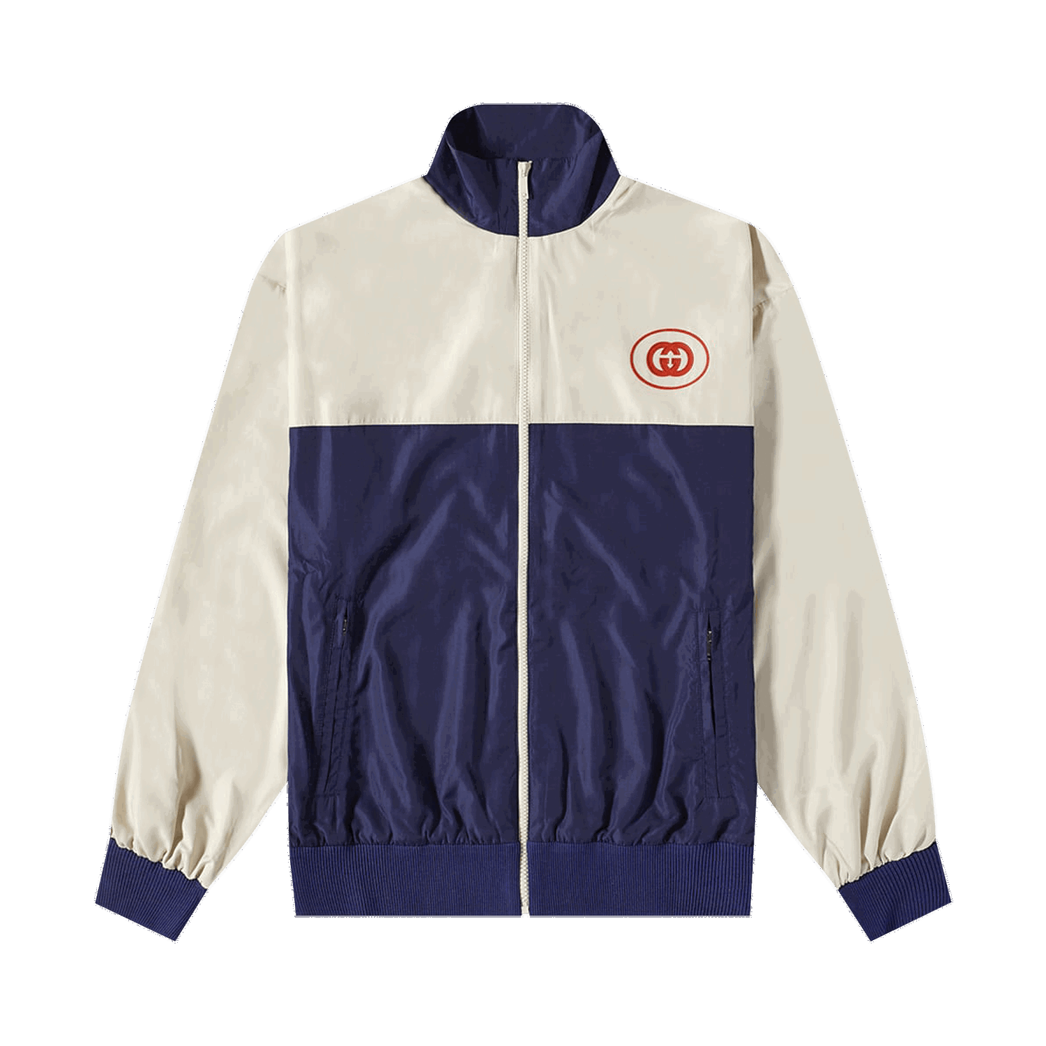 Mikina Gucci GG Logo Track Jacket Navy | 693017 XJEDC 4622, 0