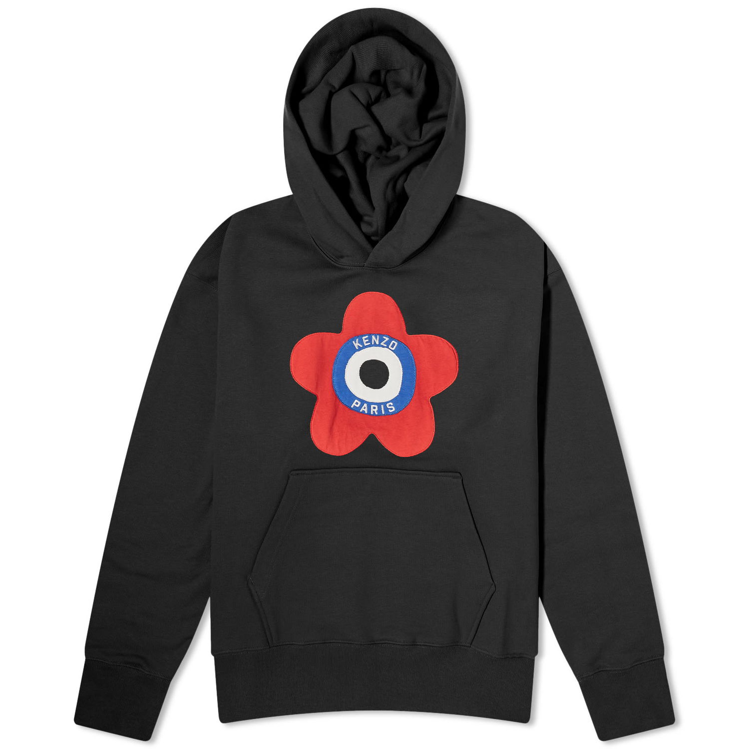 Mikina KENZO Target Oversized Popover Hoodie Čierna | FD65SW0744ME-99J, 0