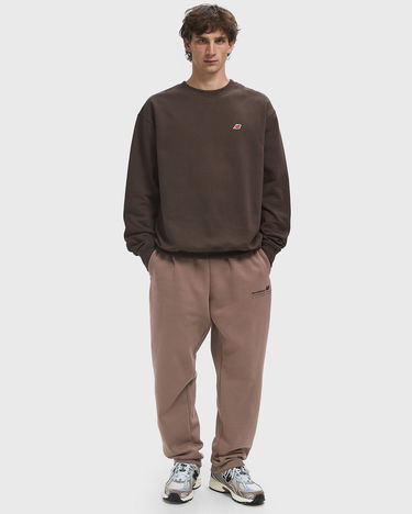 Mikina New Balance Core Crewneck Sweatshirt Hnedá | MT43541-RHE, 1