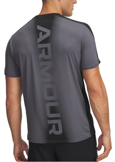 Tričko Under Armour HeatGear Wordmark Performance Short Sleeve T-Shirt Šedá | 6007758-025, 1
