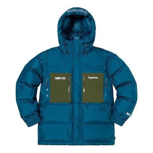 Prešívaná bunda Supreme 700-Fill Down Parka Modrá | SUP-FW19-10865, 0