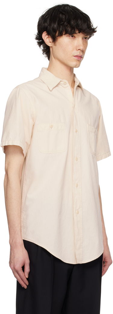 Košeľa Maison Margiela Maison Margiela Chambray Short Sleeve Shirt Béžová | S50DR0010 M30022, 1