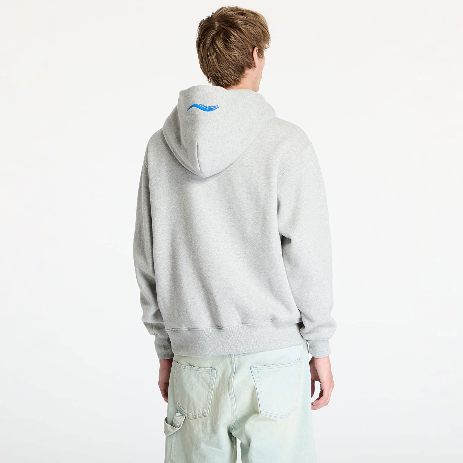 Wave Zip Hoodie Heather Grey