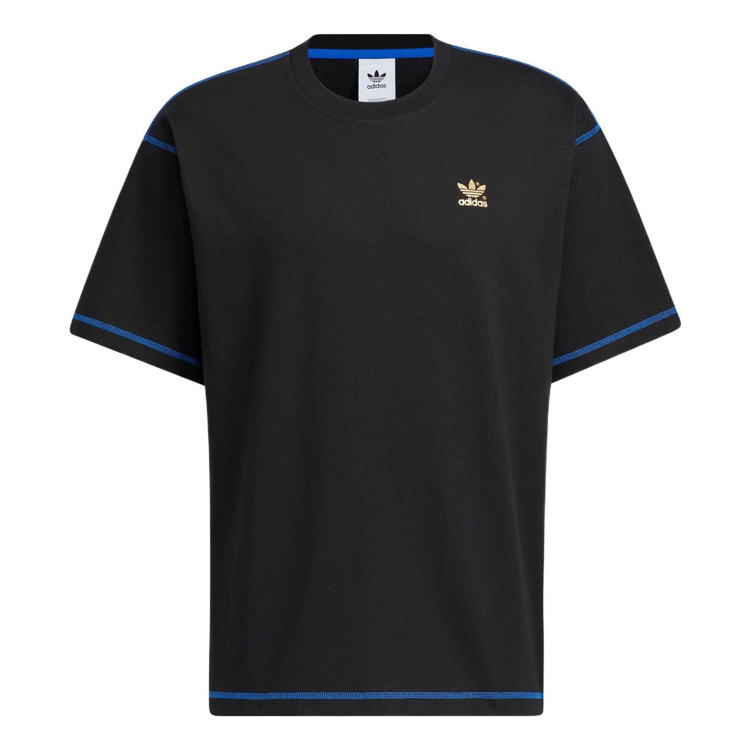 Tričko adidas Originals Originals 50th Anniversary Graphic Loose Fit T-Shirt Čierna | HY4685, 0