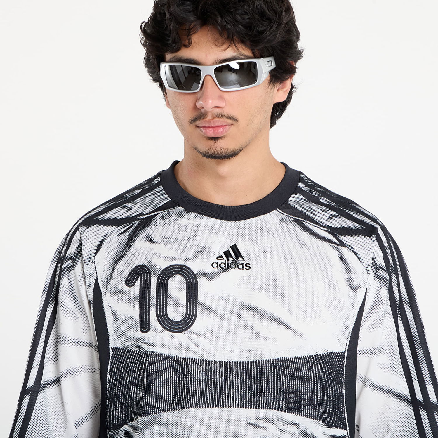Dres adidas Performance Adilenium Season 4 Teamgeist Printed T-Shirt Šedá | KF8523, 1