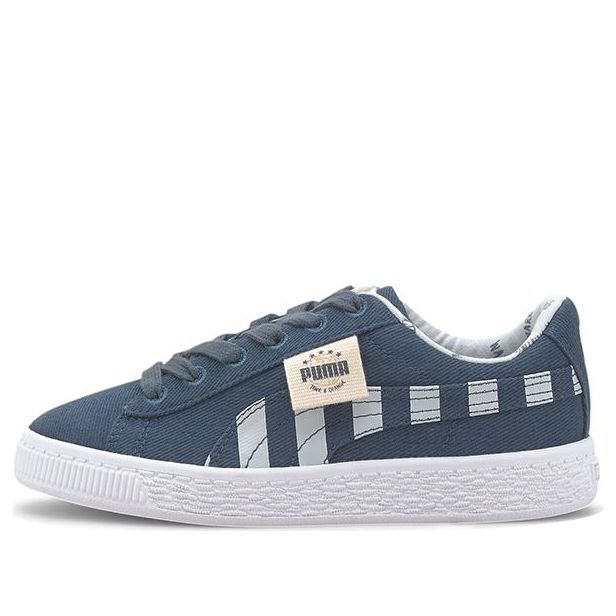 Tenisky a topánky Puma PUMA Basket Canvas Little 'Time 4 Change' Modrá | 371756-02, 0
