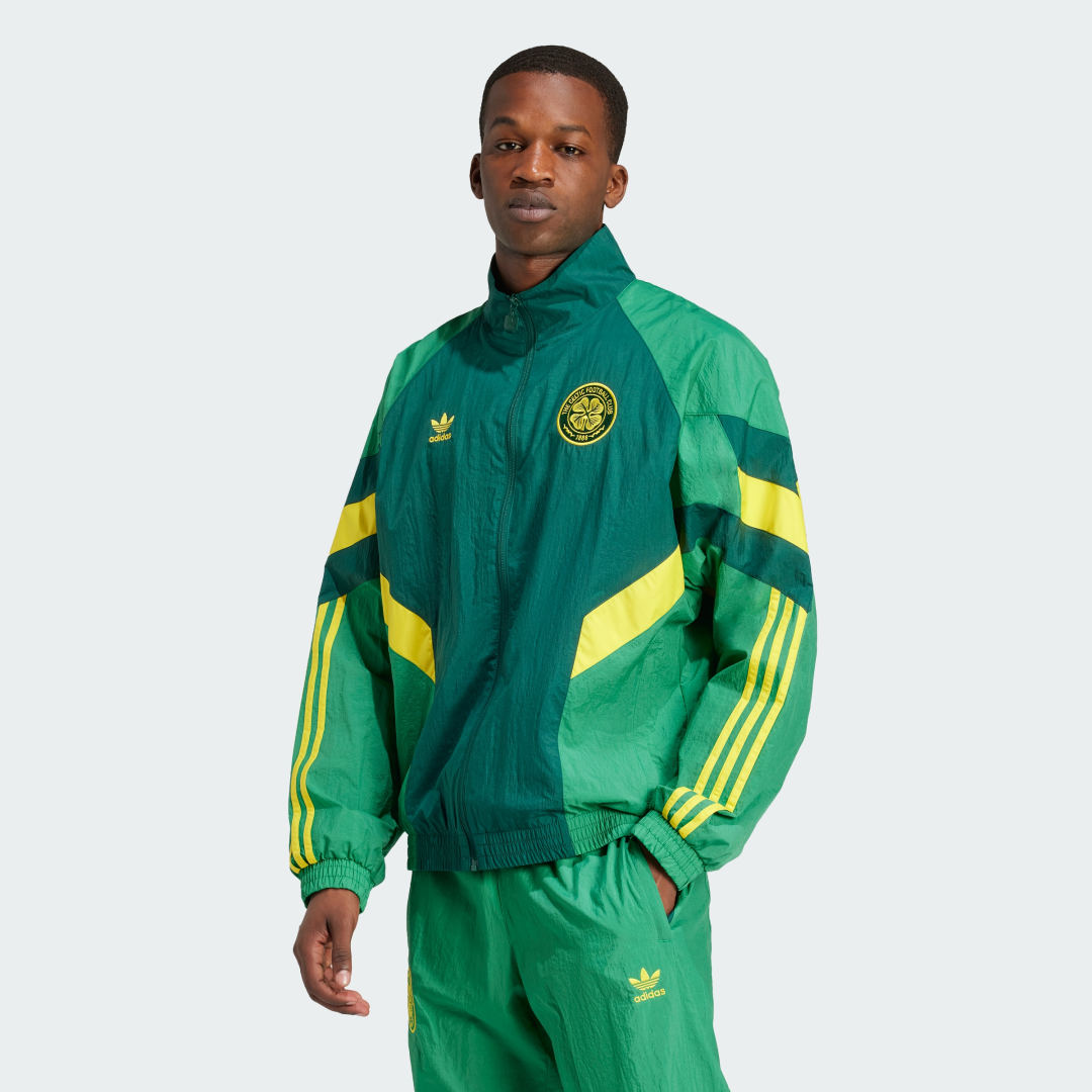 Vetrovka adidas Originals Celtic FC Originals Track Top Zelené | IS6499, 0