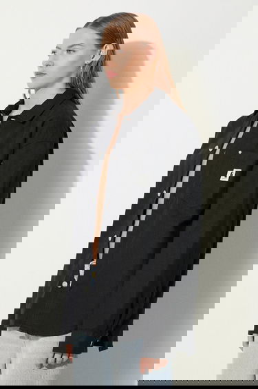 Košeľa Carhartt WIP Linen Blend Regular Fit Classic Collar Ethel Shirt Jac Čierna | I033569.8902, 3