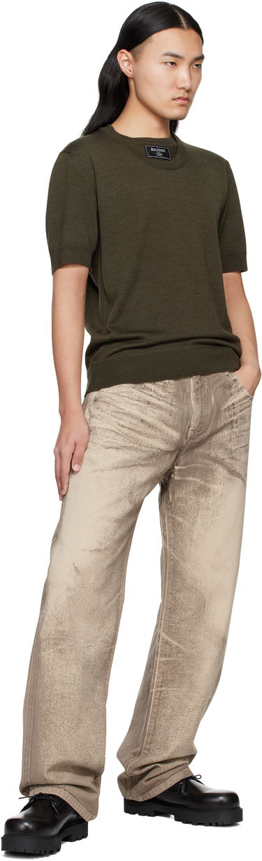 Džínsy Balmain Balmain Loose-Fit Jeans Béžová | EH1ML155DF57, 3