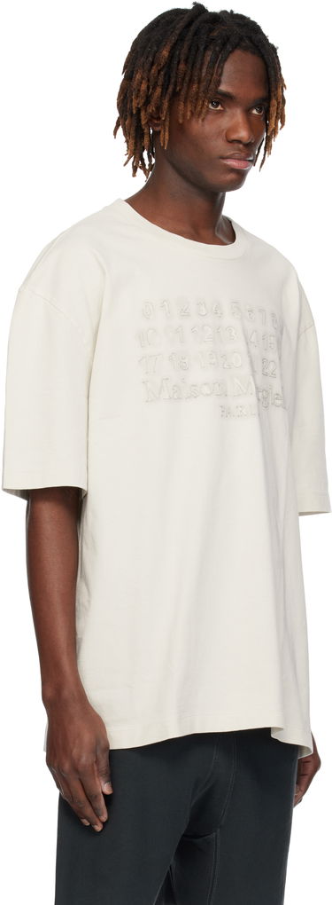 Tričko Maison Margiela Maison Margiela Embroidered Logo T-Shirt Biela | S50GC0705 S24567, 1