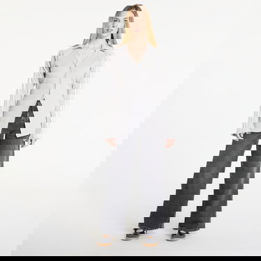 Košeľa adidas Originals Ribbed Collared Long-Sleeve Button Down Top with Sleeve Stripes Šedá | KR5109, 3