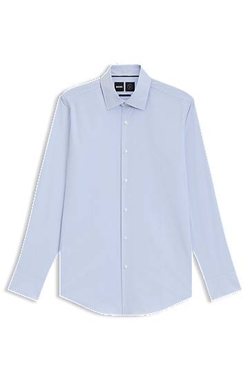 Košeľa BOSS Slim Fit Performance-Stretch Shirt Modrá | 50545308