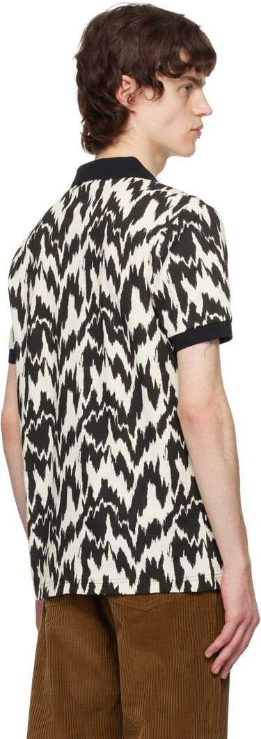 Polo tričko Fred Perry Fred Perry Animal Print Polo Béžová | M8690, 2