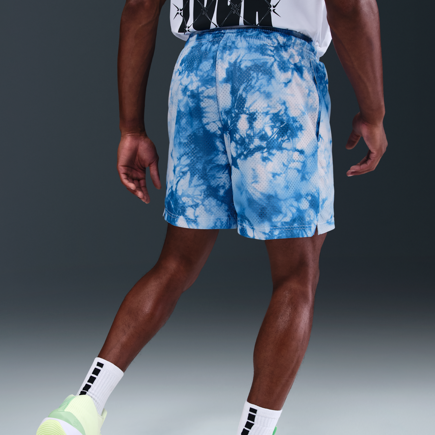 Šortky Nike Dri-FIT 5" Practice Mesh Basketball Tie-Dye Shorts Rôznofarebný | IF2110-085, 1