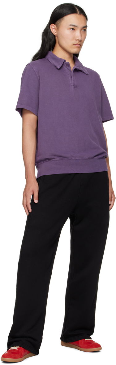 Polo tričko LES TIEN Les Tien Piqué Banded Tennis Polo Fialová | PK-2070-PD, 3