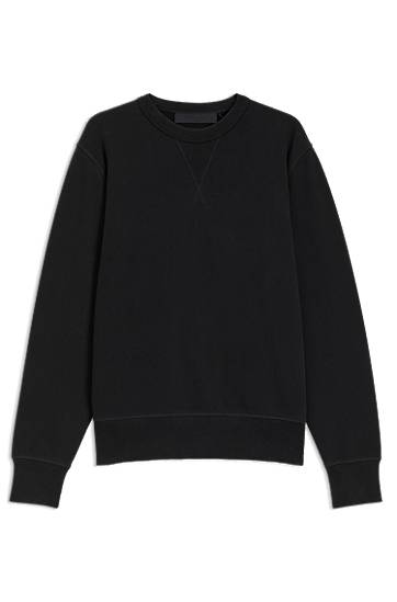 Sveter BOSS BECKHAM x BOSS Cotton Terry Sweatshirt Čierna | 50549248