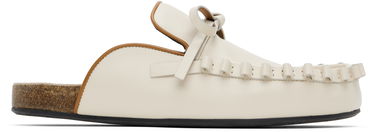 Oblečenie JW Anderson JW Anderson Ruffle Slip-on Loafers Biela | LF0068-LA0323, 0