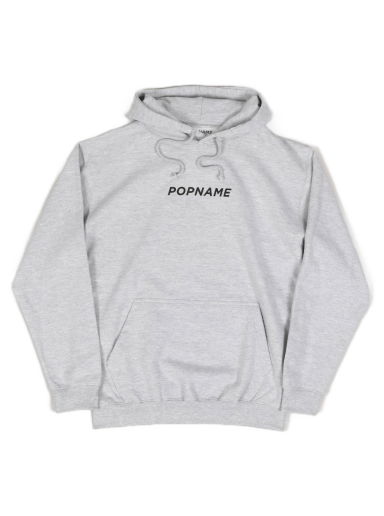 Mikina POPNAME Basic Logo Hoodie Šedá | JH001