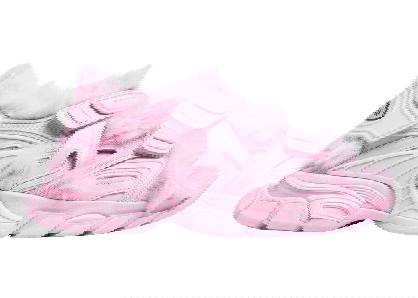 Tenisky a topánky Balenciaga Track Sandal Fake Fur Pink W Ružová | 668560W3CQ35000, 0