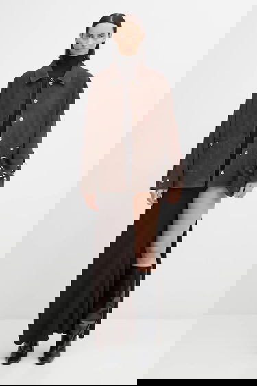 Šaty Coperni Leg Cut-Out Rib Gown Maxi Hnedá | COPML155Y3011, 5