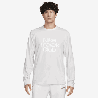 Tričko Nike Track Club Dri-FIT Hyverse Biela | FB6827-025, 2