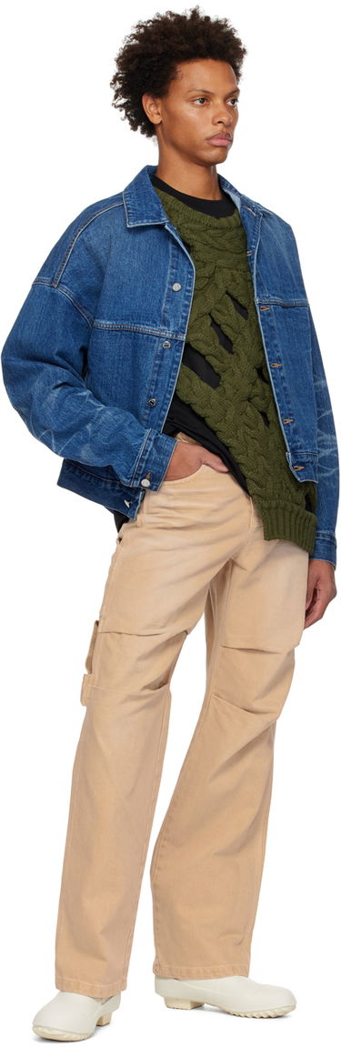 Bunda We11done We11done Printed Denim Jacket Modrá | WD-DJ3-22-376-U-BL, 3