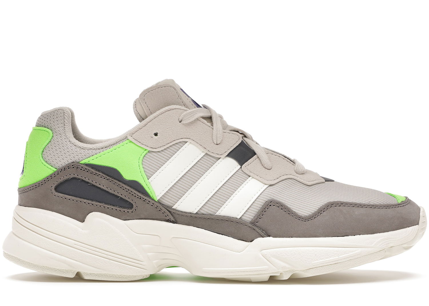 Tenisky a topánky adidas Originals Yung-96 Off White Solar Green Šedá | F97182, 0