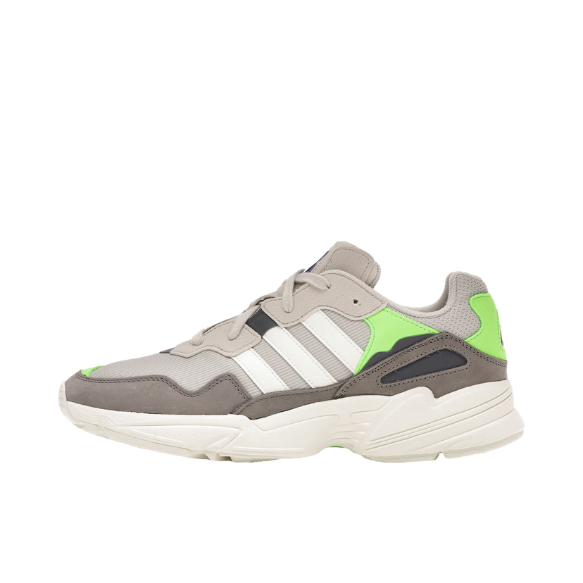 Tenisky a topánky adidas Originals Yung-96 Off White Solar Green Šedá | F97182