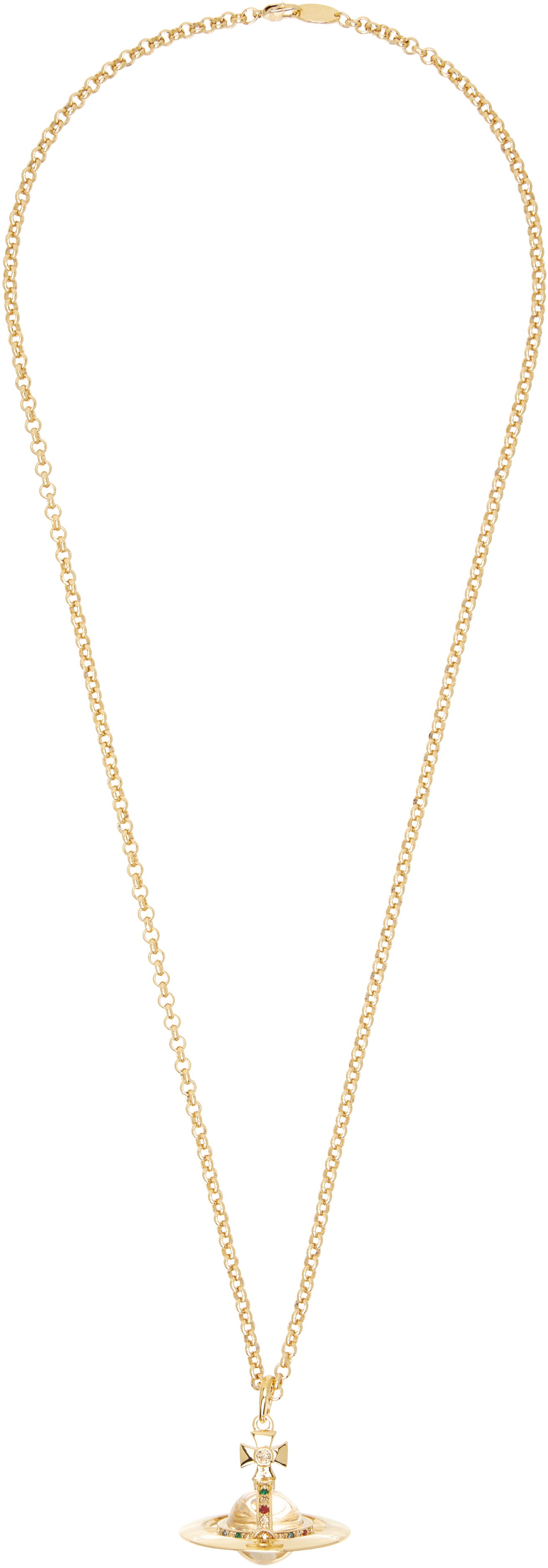 Náhrdelník Vivienne Westwood Vivienne Westwood New Small Orb Pendant Necklace Žltá | 63020096-02R001-CN, 0