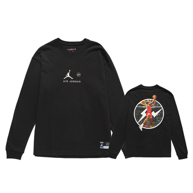 Tričko Jordan Fragment x Long Sleeve T-Shirt Čierna | DA2981 010, 3