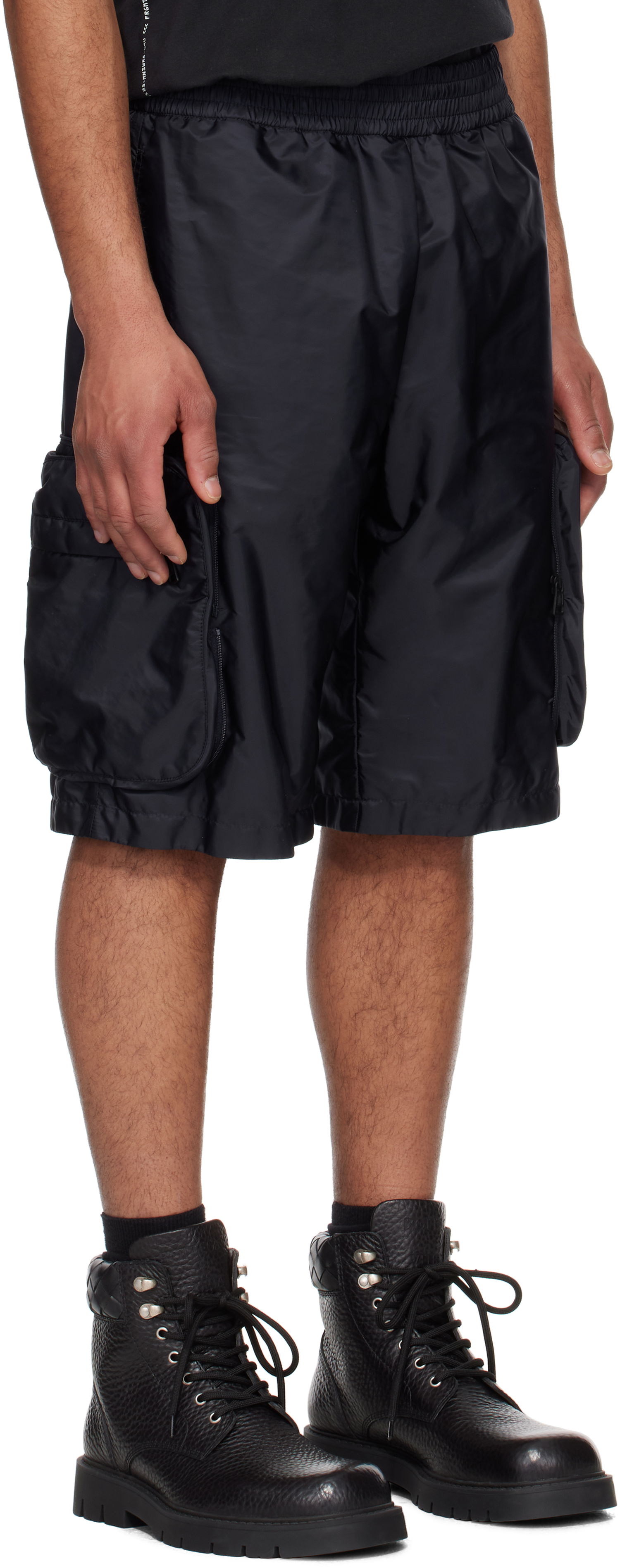 Šortky Moncler Moncler Genius Mercedes-Benz by NIGO Cargo Shorts Čierna | K14012B00001M5920, 1