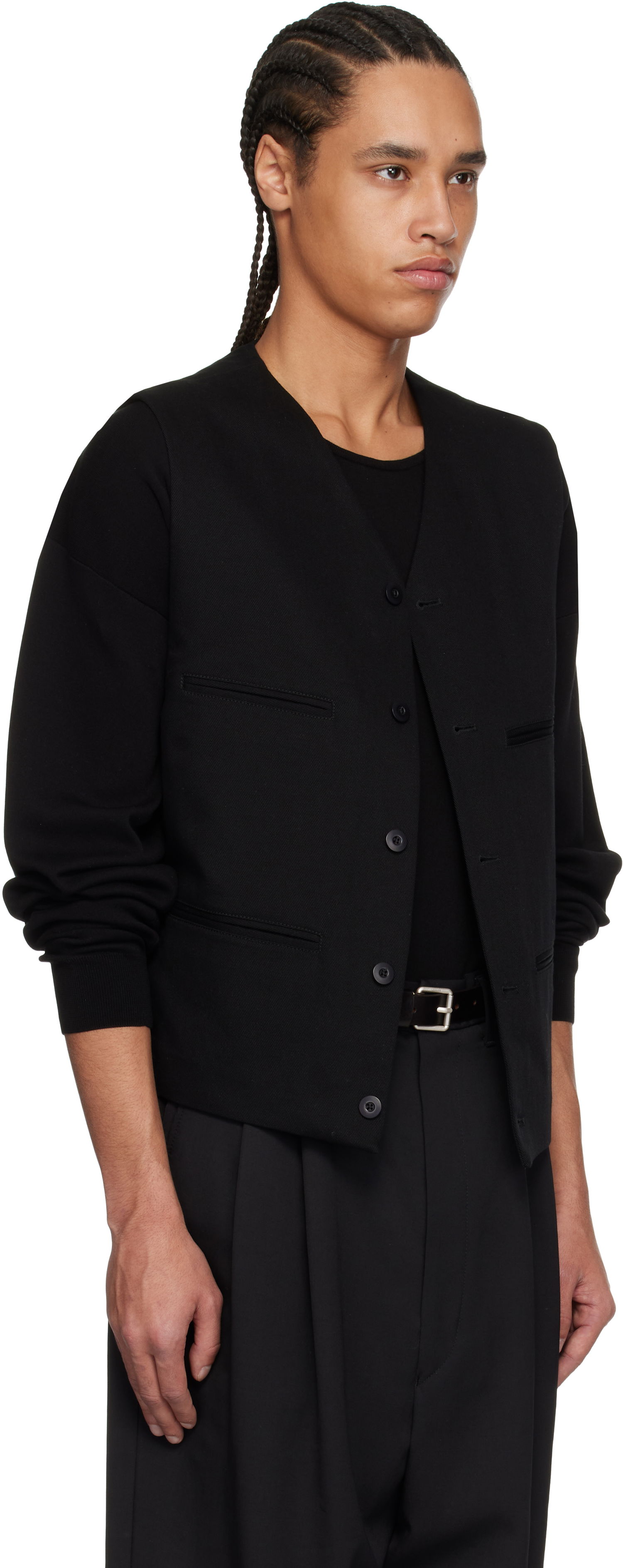 Vesta LEMAIRE Lemaire Waistcoat Vest Čierna | OW1147 LF1365, 1