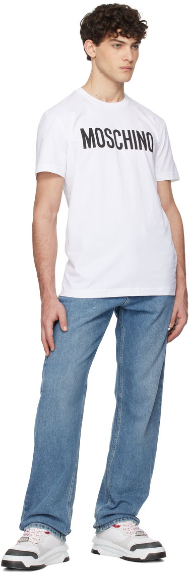 Tričko Moschino Moschino Institutional T-Shirt Biela | 251ZZA072002411001, 3