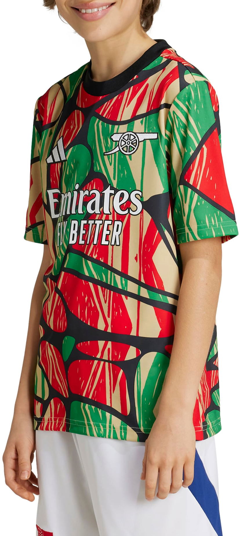 Dres adidas Originals AFC Patterned Short Sleeve Jersey PRESHI 2024/25 Rôznofarebný | is9994