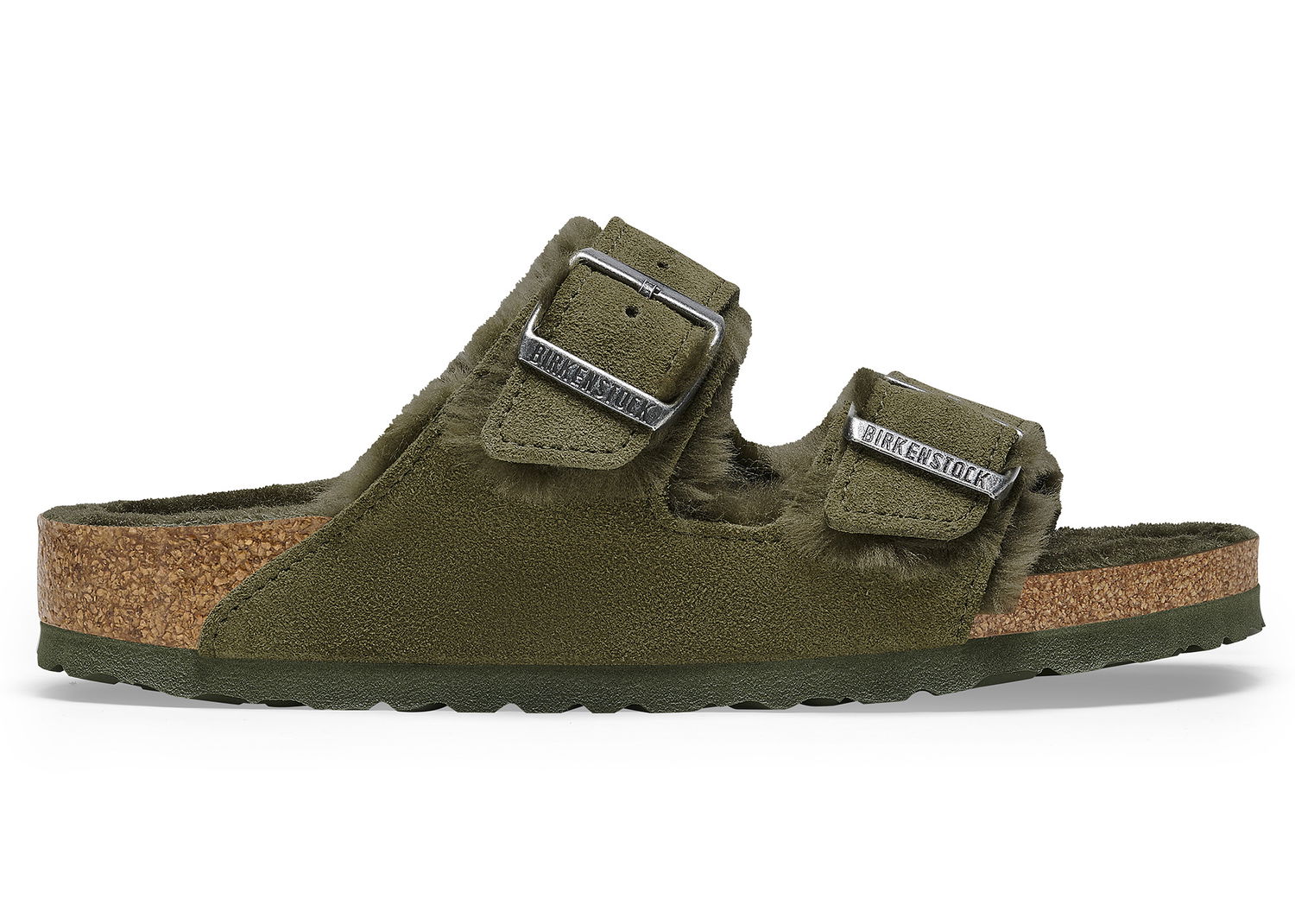 Tenisky a topánky Birkenstock Arizona Shearling "Suede Leather Thyme" Zelené | 1025666/1025687, 0