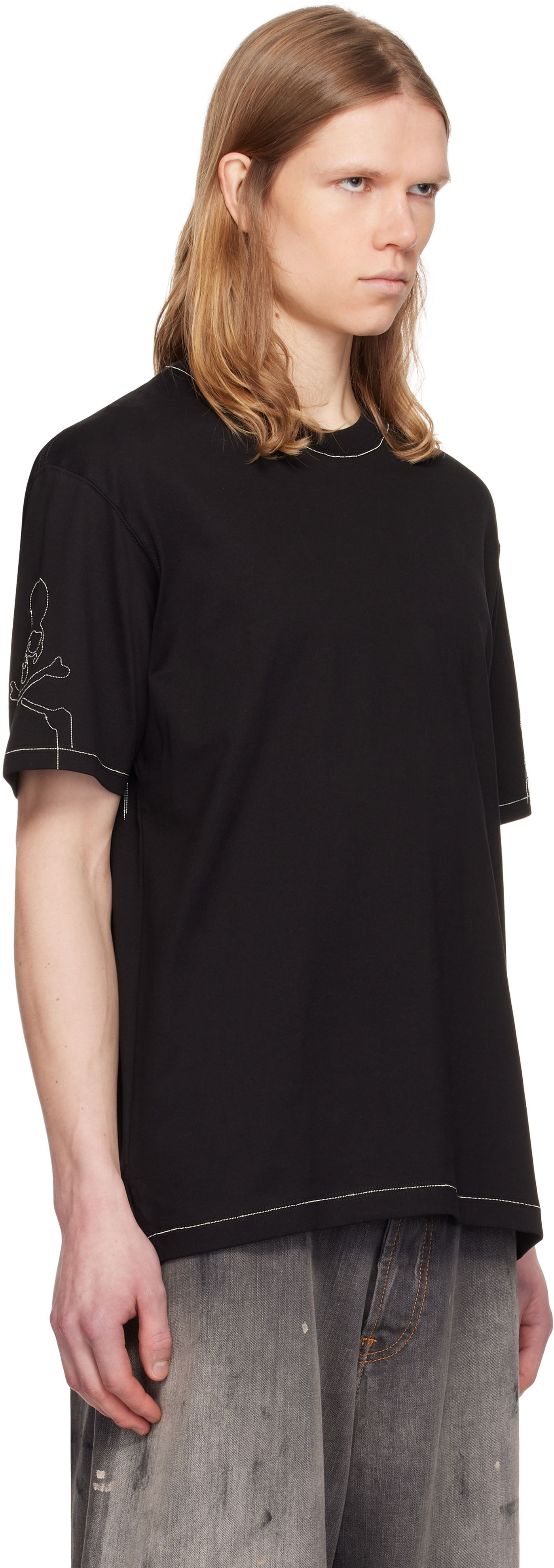 Tričko Mastermind WORLD Mastermind World Ball Chain T-Shirt Čierna | MW25S14-TS057-021, 1