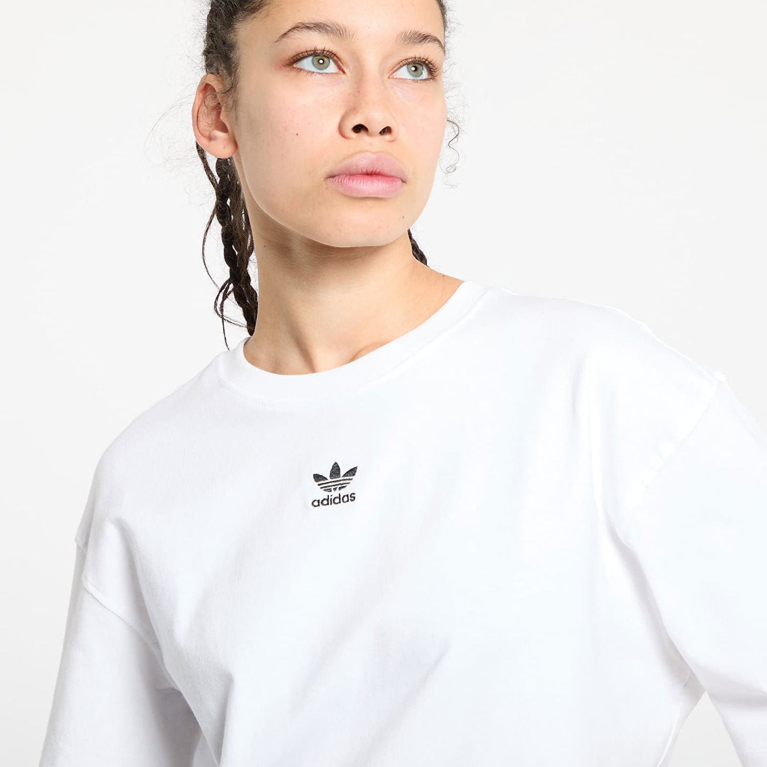 Tričko adidas Originals Essentials Boyfriend Tee Biela | JC8967, 0