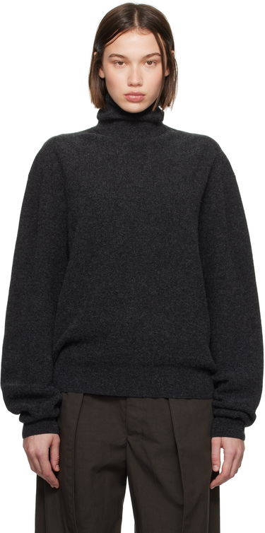 Sveter LEMAIRE LEMAIRE Ribbed Turtleneck Sweater Šedá | TO1315 LK1026, 0