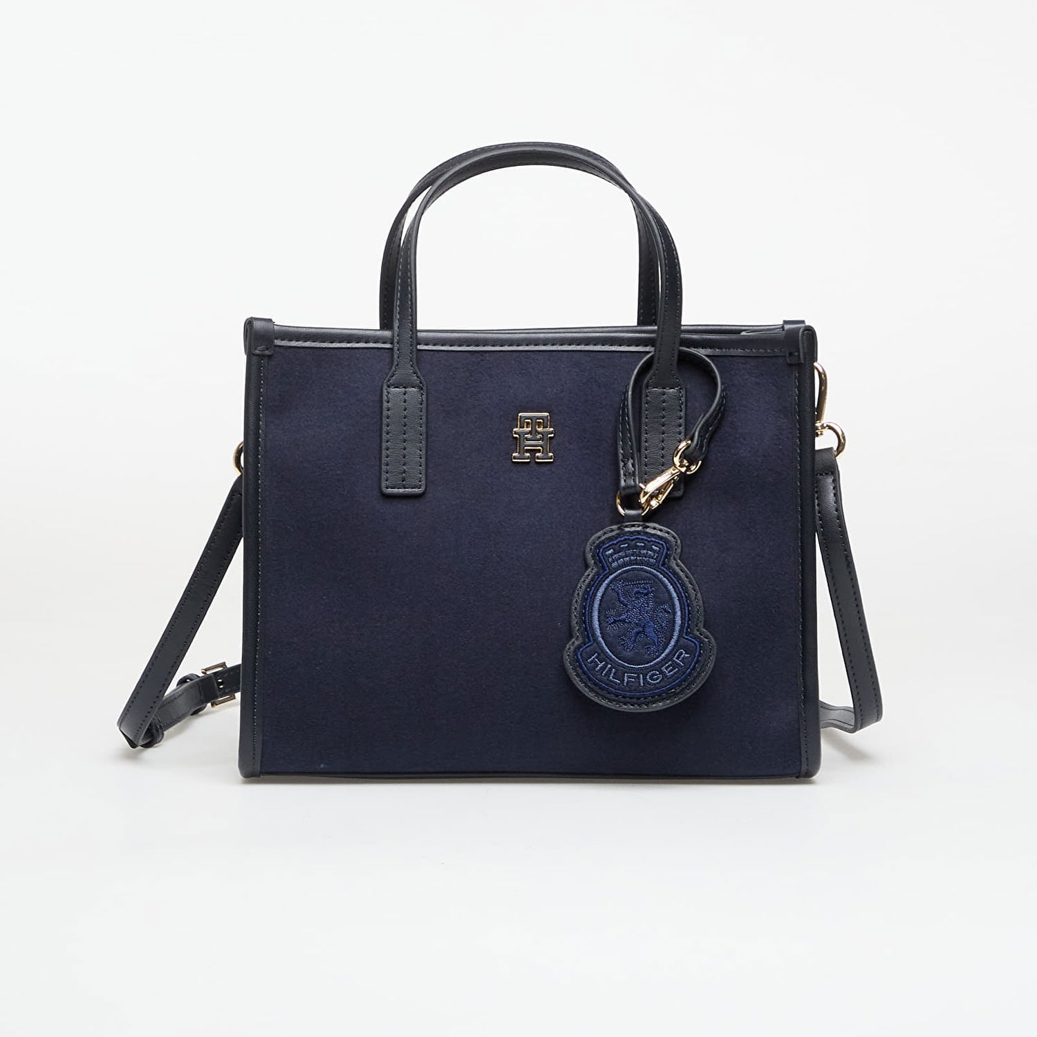 Tote bag Tommy Hilfiger Th City Small Tote Melton Navy | AW0AW17852 DW6, 0