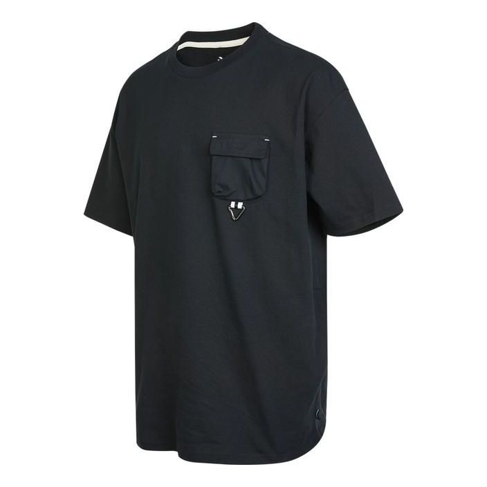 Tričko Converse Oversized Pocket Outdoor T-Shirt Čierna | 10024357-A02