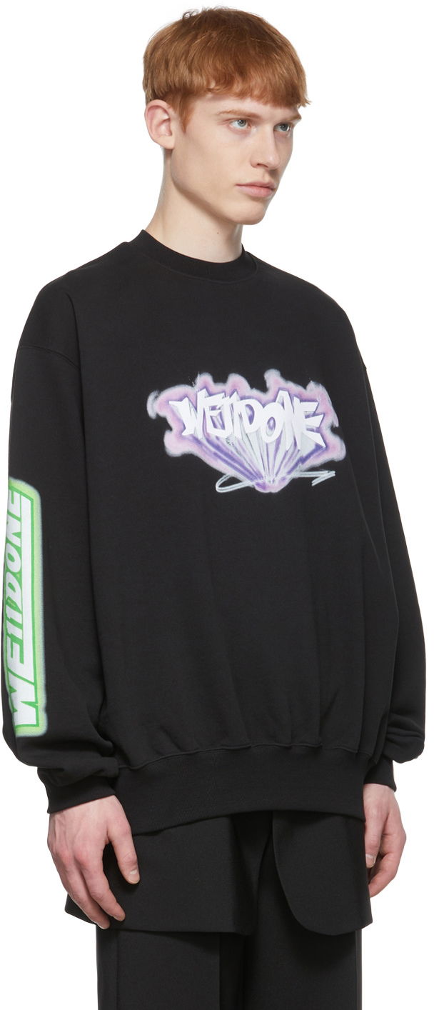 Mikina We11done Sweatshirt Čierna | WD-TS1-22-684-U-BK, 1