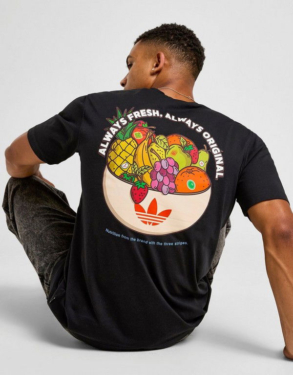 Tričko adidas Originals adidas Fruit Bowl Graphic T-Shirt Čierna | KD6628, 0