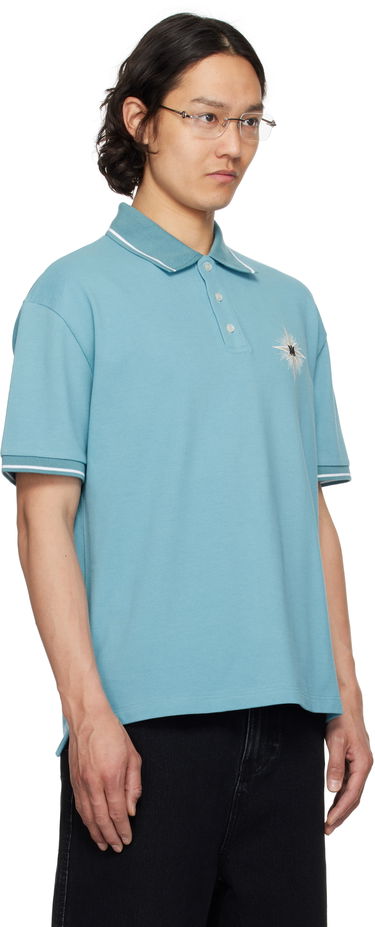 Polo tričko AMIRI AMIRI Starburst Polo Čierna | AMJYPO1014, 4