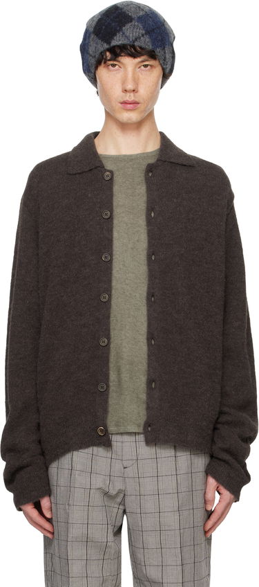Sveter OUR LEGACY Cardigan Hnedá | M4243ES, 0