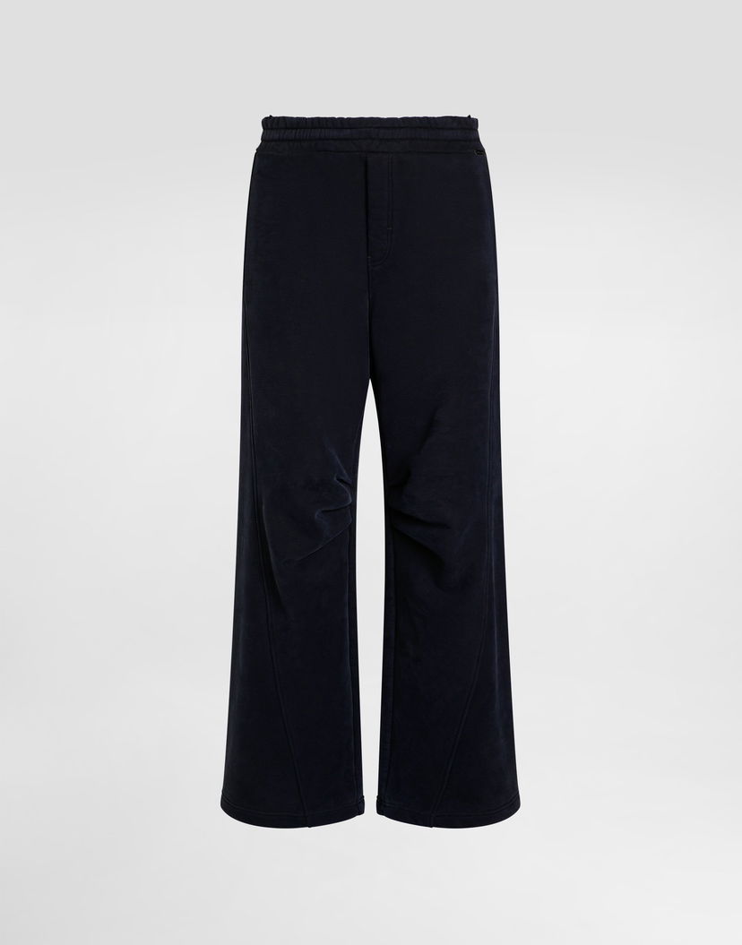 Nohavice Dolce & Gabbana Dolce & Gabbana Cotton Cropped Trousers Navy | GP177TG7PLDN0000