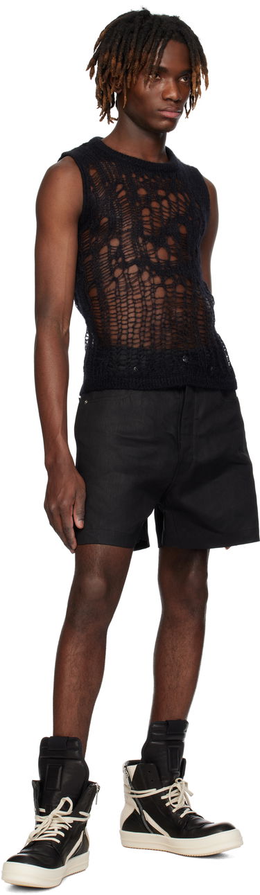 Sveter Rick Owens Rick Owens Hollywood Spider Sleeveless Sweater Čierna | RU01E5605 KNETMH, 3