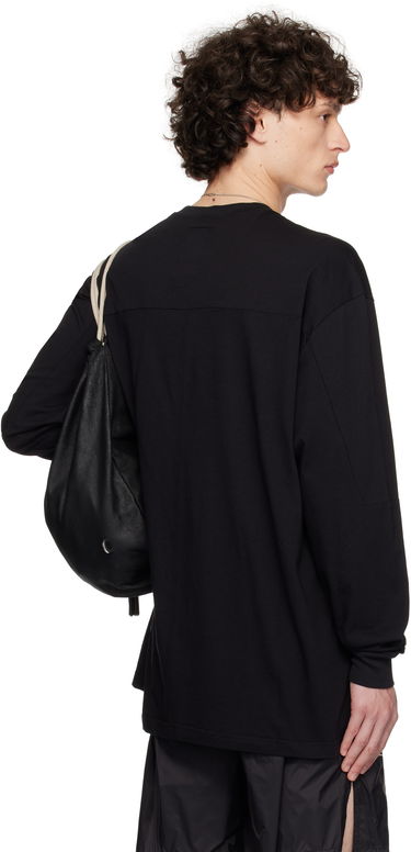 Tričko Rick Owens Rick Owens Champion Edition Girdered Long Sleeve T-Shirt Čierna | CM01E1672 CHJG JERSEY, 2