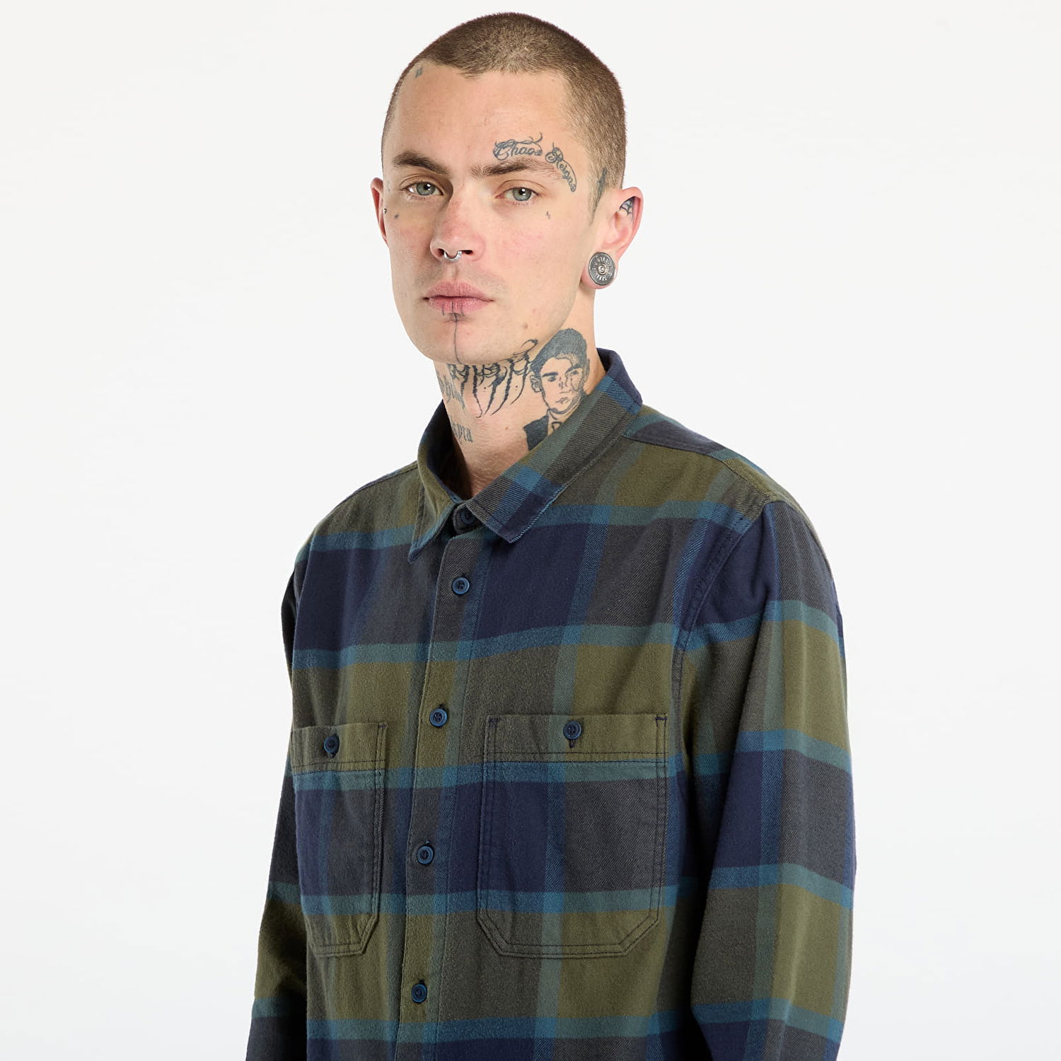 Košeľa Vans Larkspur Plaid Flannel Rôznofarebný | VN000P7ZF0O1, 1