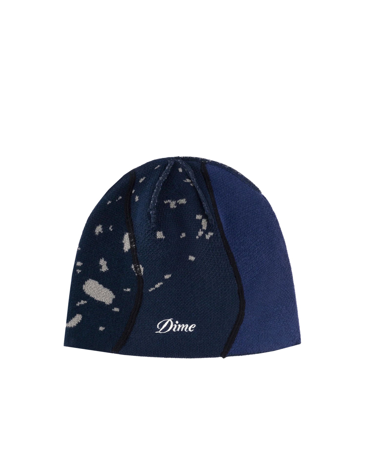Kulicha Dime Reverse Stitch Logo-Embroidered Beanie Modrá | DIMEHO2425NVY, 0